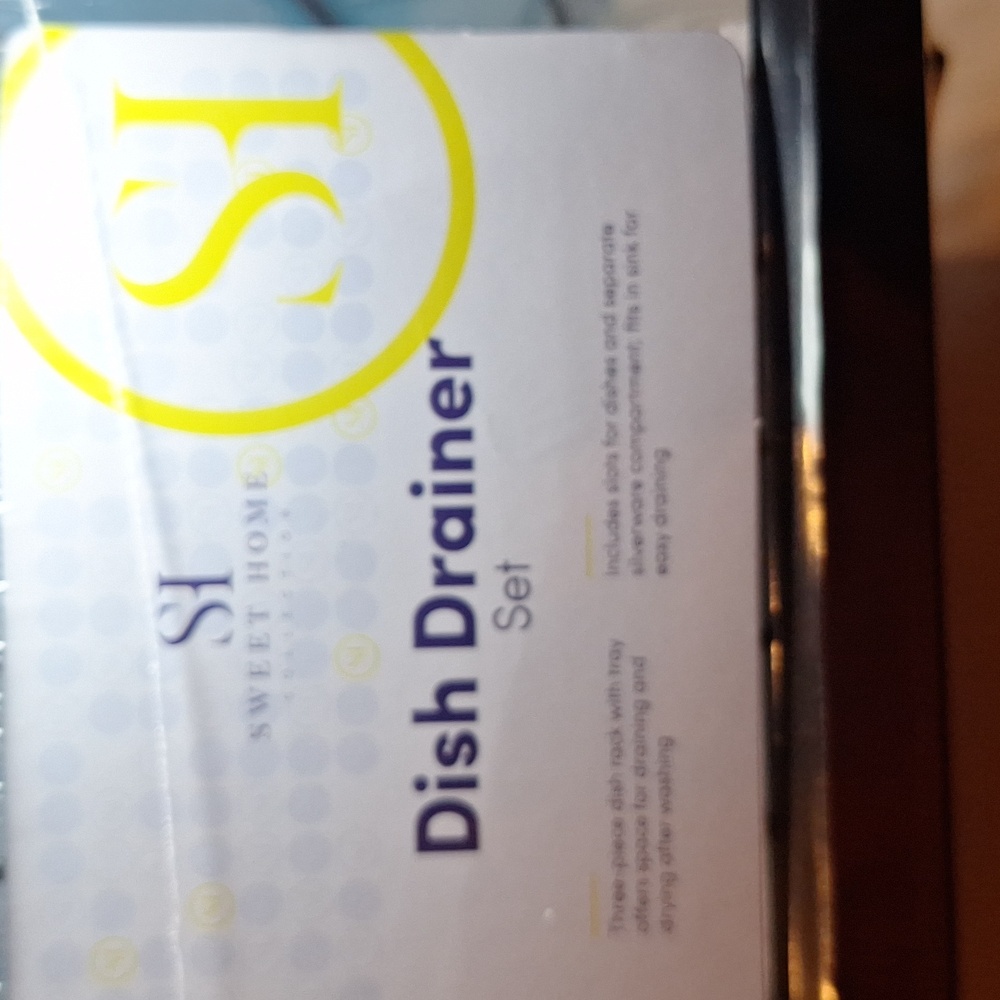 NEW Dish Drying Rack 3 Piece Set - Picture 2 of 4